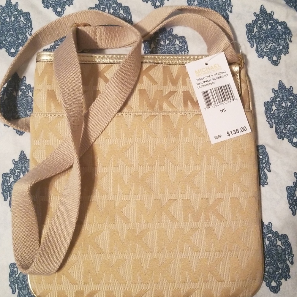 Michael kors  large webbing crossbag